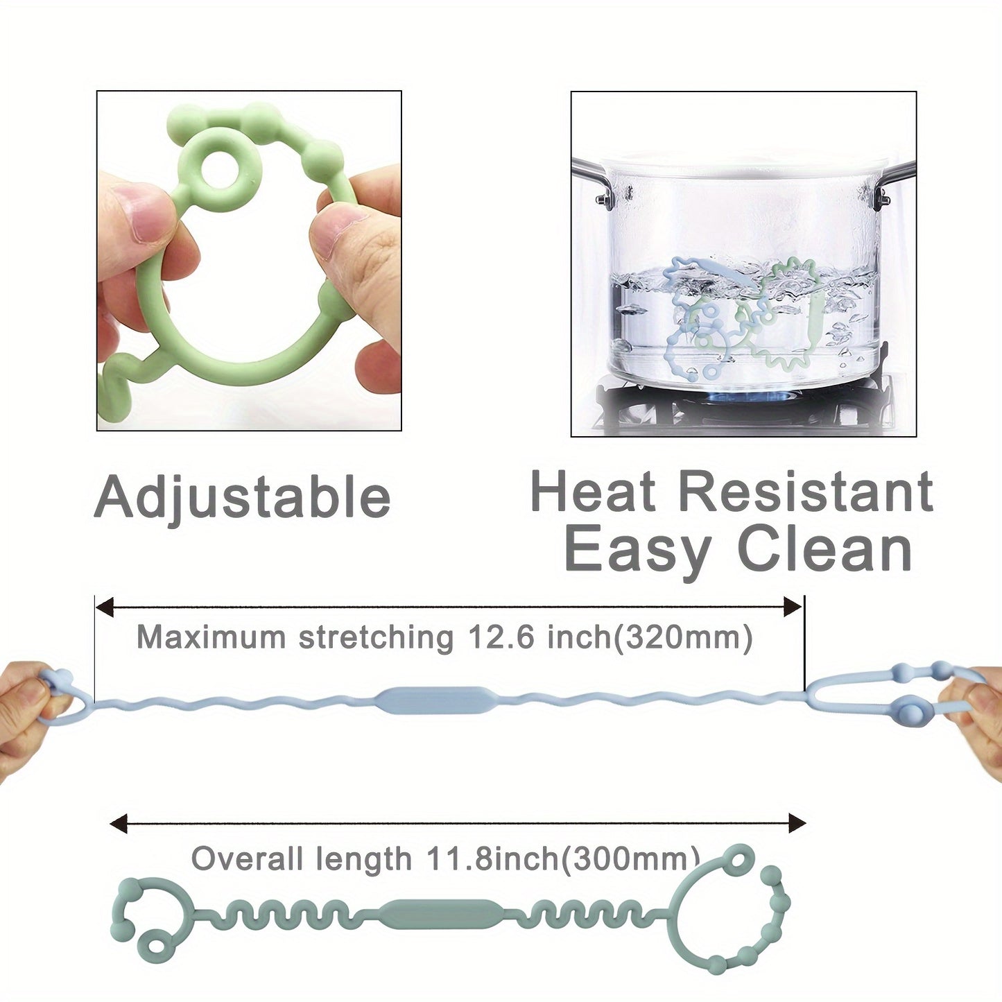 3-Pack BPA-Free Silicone Safety Straps for Babies: Secure Teething, Sippy Cups, & Accessories on Strollers, High Chairs, Car Seats