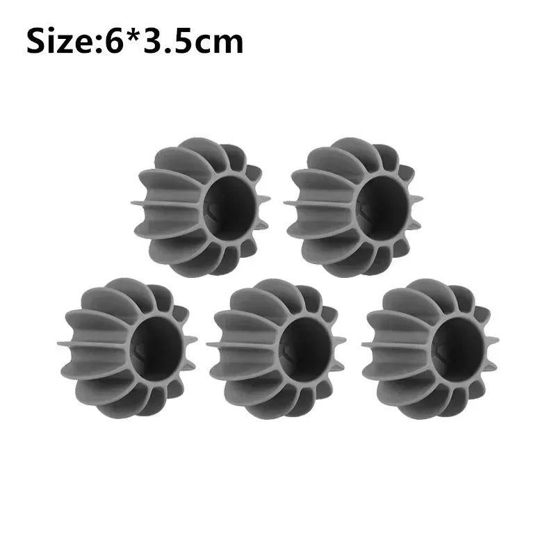 3/5/10pcs Reusable Silicone Laundry Ball Pet Hair Remover Cat Hair Catcher Washing Machine Cleaning Tools for Clothes