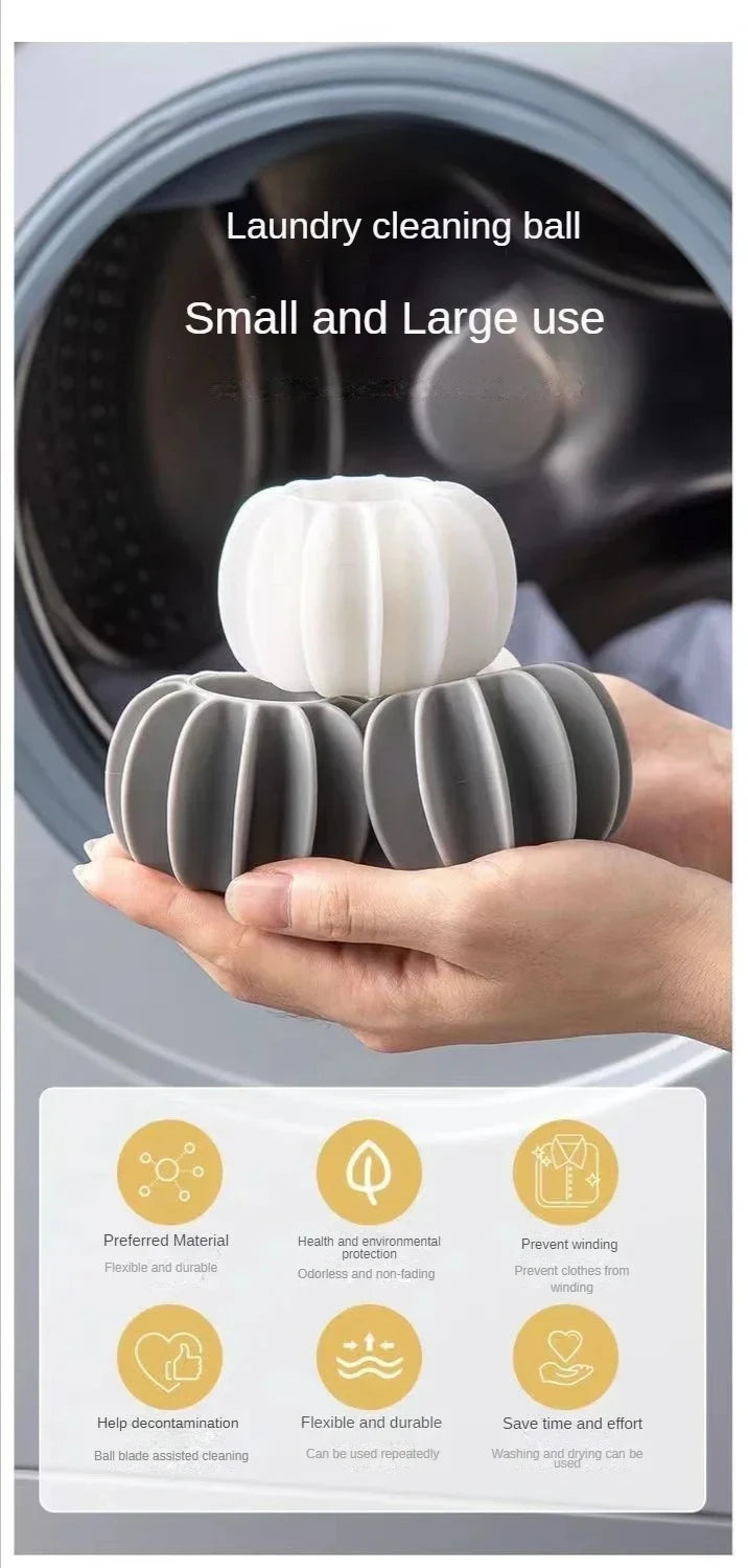 3/5/10pcs Reusable Silicone Laundry Ball Pet Hair Remover Cat Hair Catcher Washing Machine Cleaning Tools for Clothes