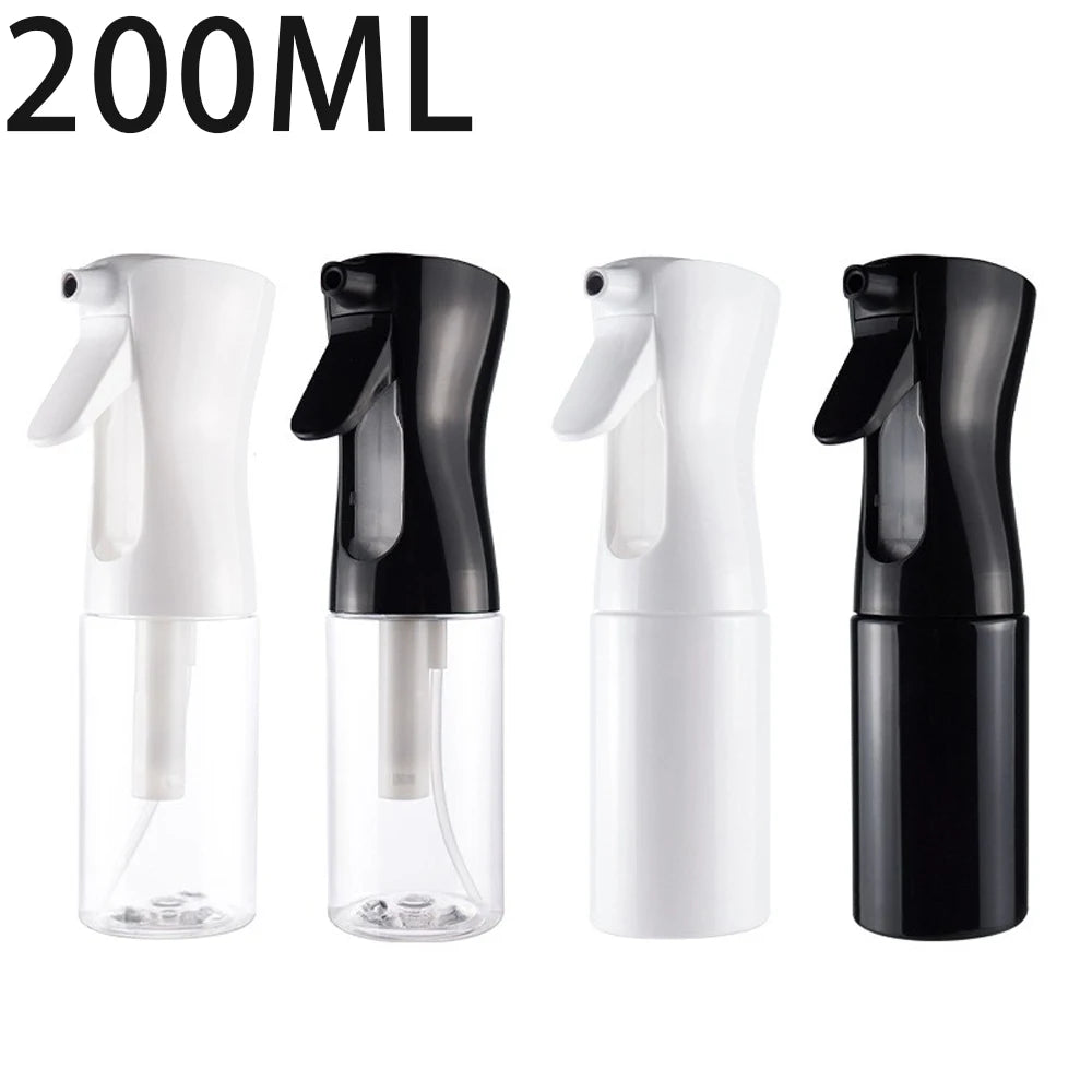 200ML Empty Spray bottles, Continuous Spray Bottle for Hair, Spray Water Bottle Fine Mist Refillable, Skin Care, Showering Pets,