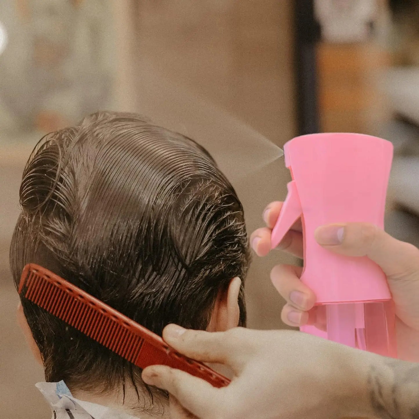 200ML Empty Spray bottles, Continuous Spray Bottle for Hair, Spray Water Bottle Fine Mist Refillable, Skin Care, Showering Pets,