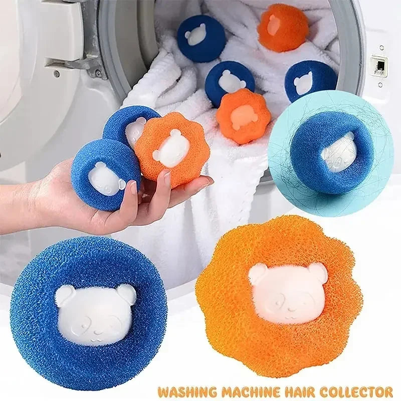 3-10pcs Pet Hair Remover Reusable Ball Laundry Washing Machine Filter Wool Sticker Cat Hair Remover Pet Fur Lint Catcher Home