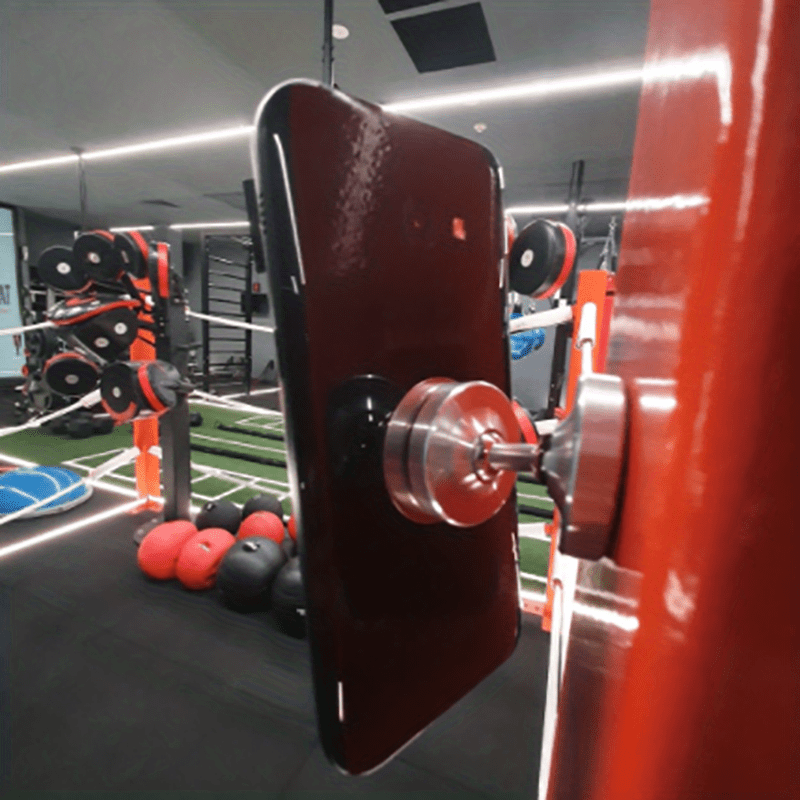 Universal Magnetic Phone Mount Holder - Seamless Connection, Secure Grip for Gym & Car - Strong, Impact-Resistant, Hands-Free Convenience