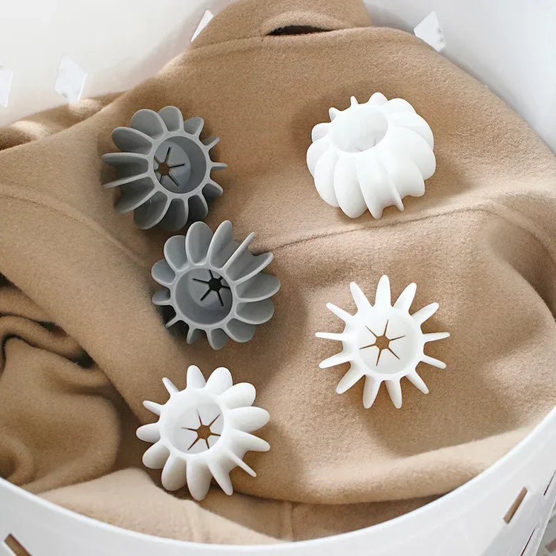 3/5/10pcs Reusable Silicone Laundry Ball Pet Hair Remover Cat Hair Catcher Washing Machine Cleaning Tools for Clothes