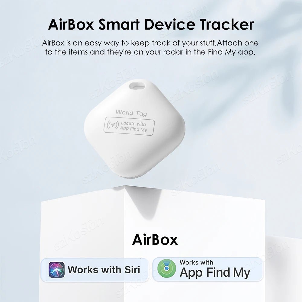 Mini GPS Tracker Smart Tag Compatible with iOS Find My APP Global Locator Anti-lost Finder for Car Pet Keys Wallet Suitcase iTag