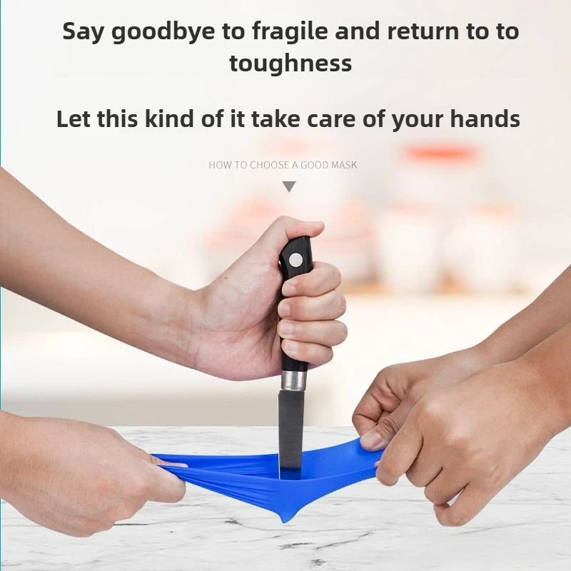 10/20/50/100PCS Blue Nitrile Gloves Disposable Waterproof Blue Gloves Kitchen Dishwashing Pet Bathing Beauty Hair Styling Tools