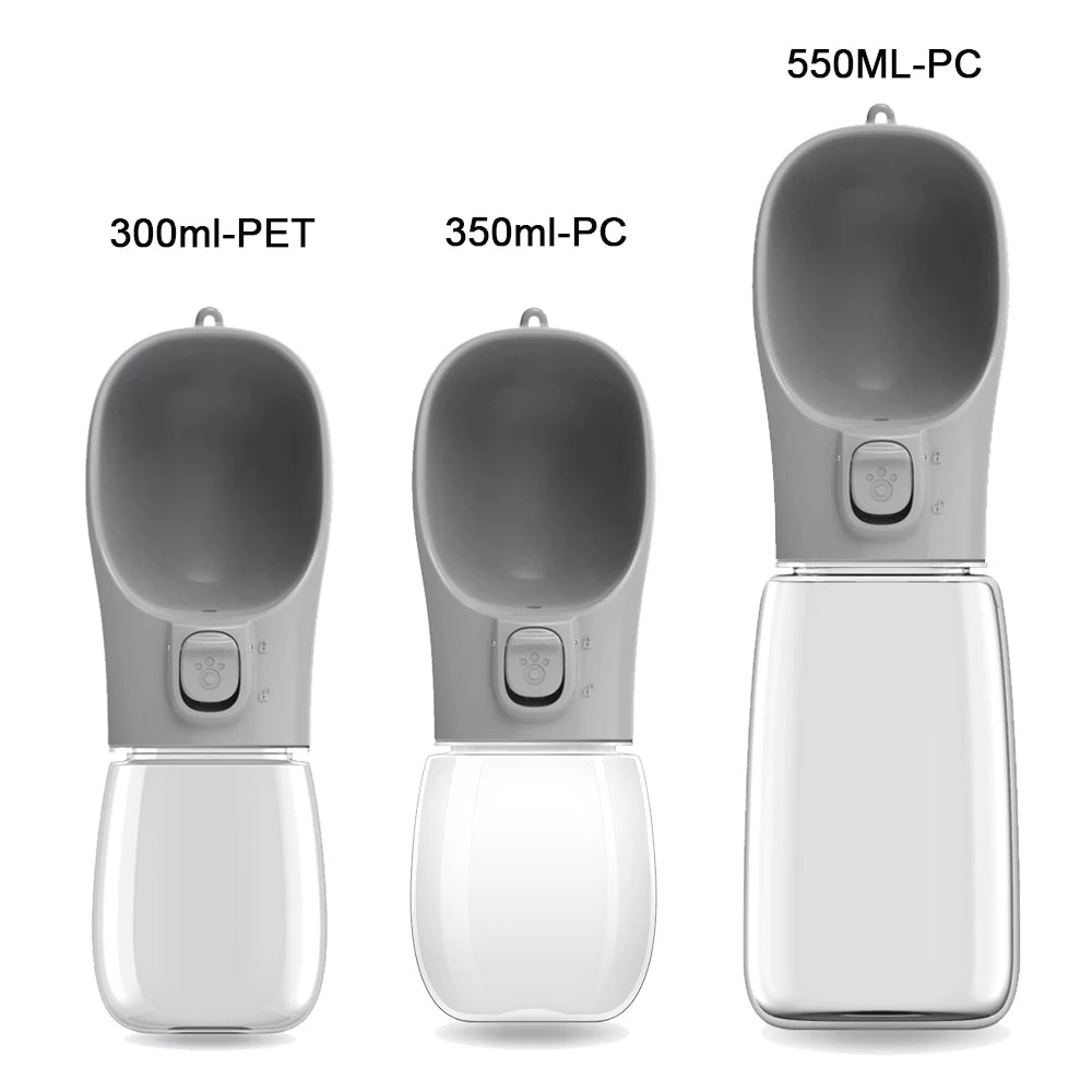 550ml Big Dog Water Bottle For Small Medium Dogs Cat Portable Outdoor Walking Puppy Pet Drinking Bowl Golden Retriever Supplies