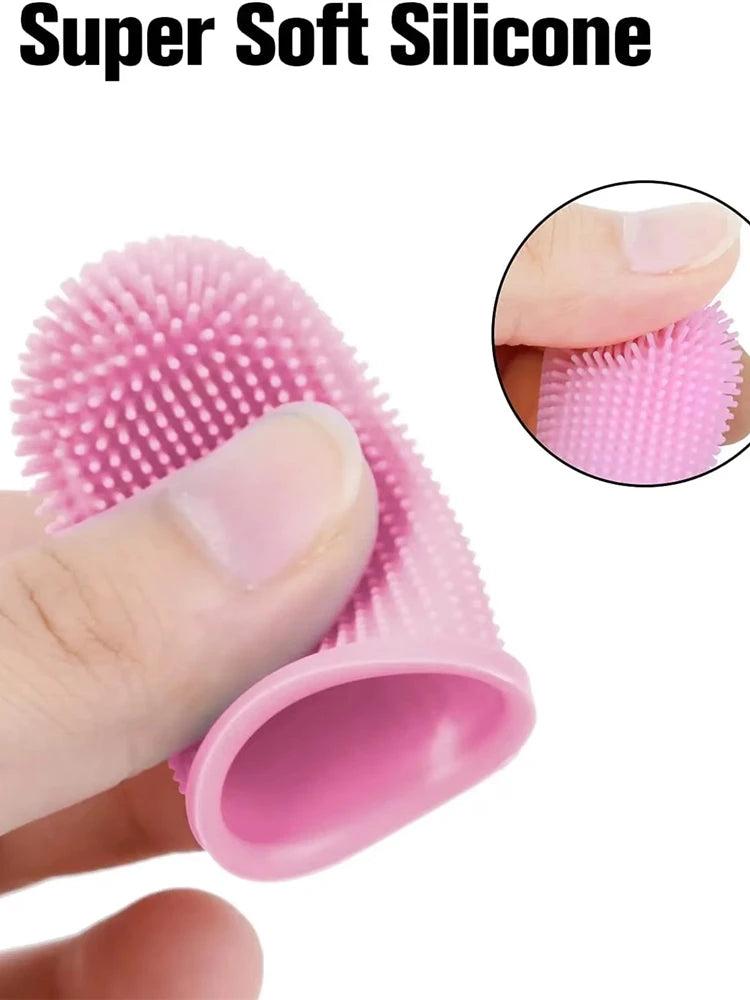 Super Soft Dog Toothbrushes Cleaning Finger Brush For Dog and Cat Grooming Nontoxic  Teethbrush  Dental Care Pet Products