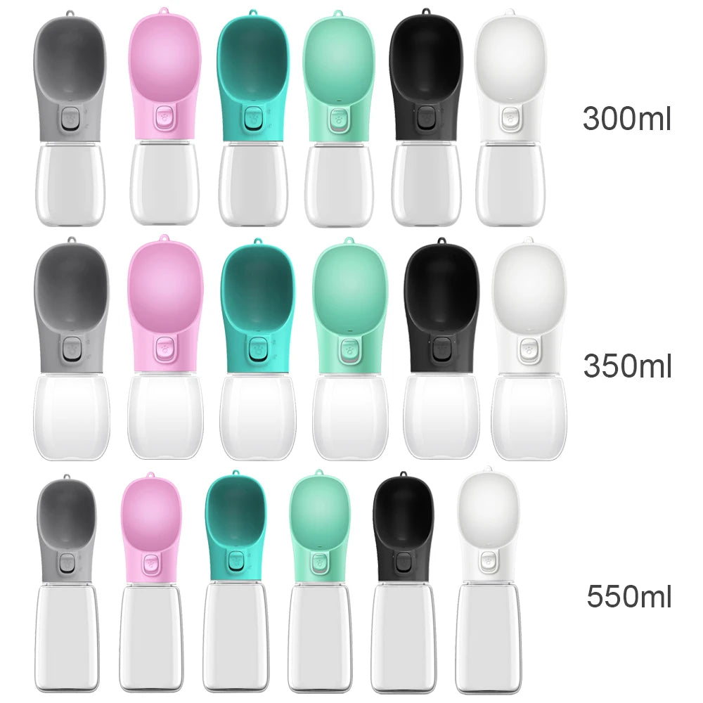 550ml Big Dog Water Bottle For Small Medium Dogs Cat Portable Outdoor Walking Puppy Pet Drinking Bowl Golden Retriever Supplies