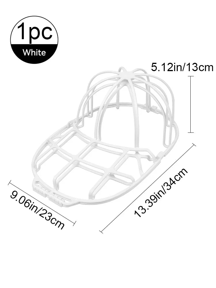 Hat Washer Cage for Washing Machine, Cap Washer with Mesh Bags, Hat Washer for Baseball Caps Hat Cleaner/Cleaning Protector Cage