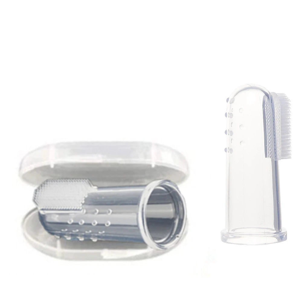 Super Soft Dog Toothbrushes Cleaning Finger Brush For Dog and Cat Grooming Nontoxic  Teethbrush  Dental Care Pet Products