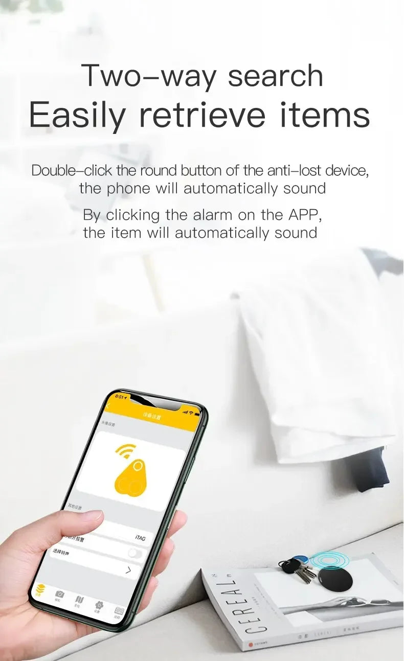 Xiaomi Mini GPS Tracker Bluetooth 5.0 Anti-Lost Device Pet Kids Bag Wallet Tracking IOS Android Smart Finder Locator Accessory