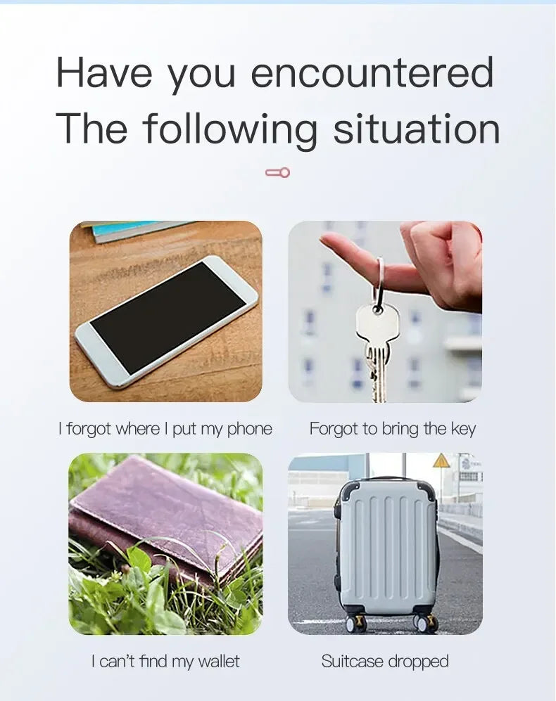 Xiaomi Mini GPS Tracker Bluetooth 5.0 Anti-Lost Device Pet Kids Bag Wallet Tracking IOS Android Smart Finder Locator Accessory