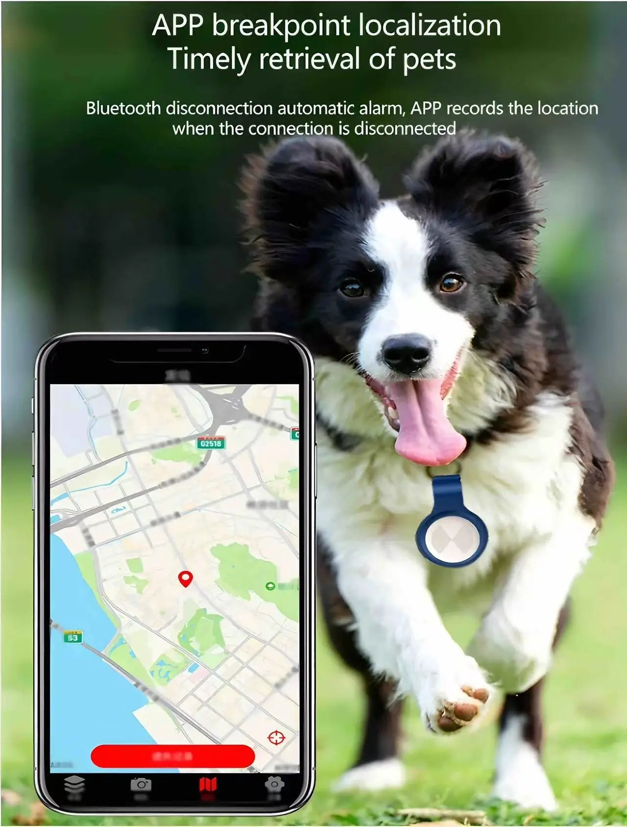 Smart Finder Tracker Key Finder Phone Airtag APP Search With Alarm Real-time Location Children Positioning Tracker Pet Locator