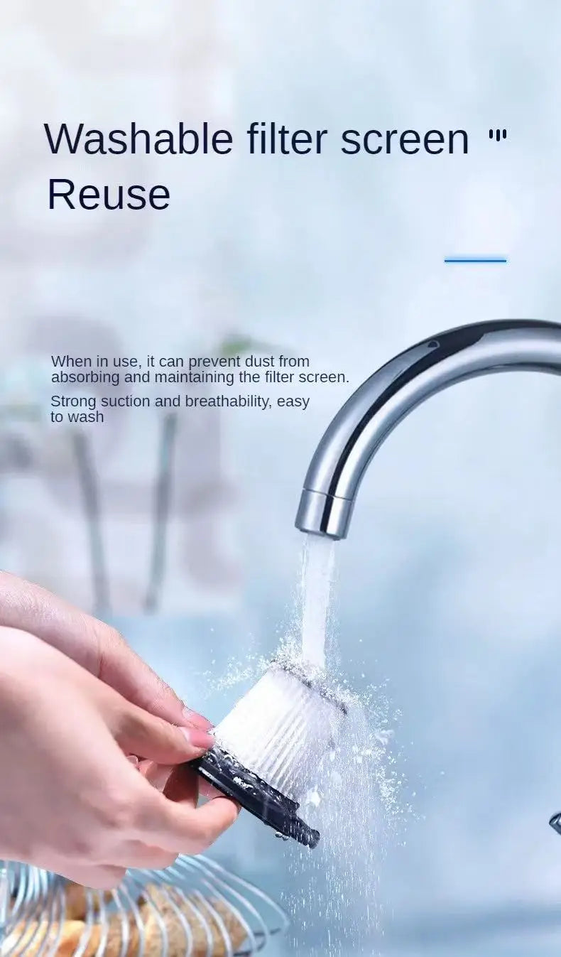 Handheld Home Vacuum Cleaner Rechargeable Portable Vacuum Cleaner Car Home Dual Purpose Wireless Dust Catcher Pet Hair 10000PA