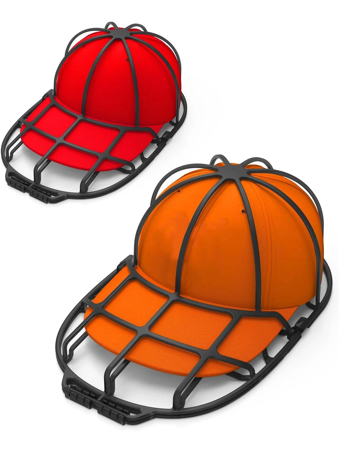 Hat Washer Cage for Washing Machine, Cap Washer with Mesh Bags, Hat Washer for Baseball Caps Hat Cleaner/Cleaning Protector Cage