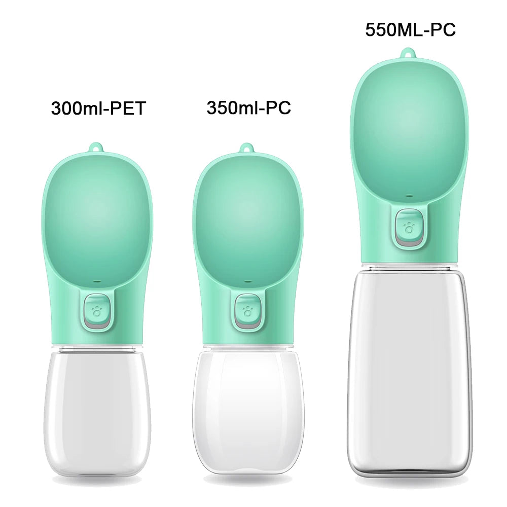 550ml Big Dog Water Bottle For Small Medium Dogs Cat Portable Outdoor Walking Puppy Pet Drinking Bowl Golden Retriever Supplies