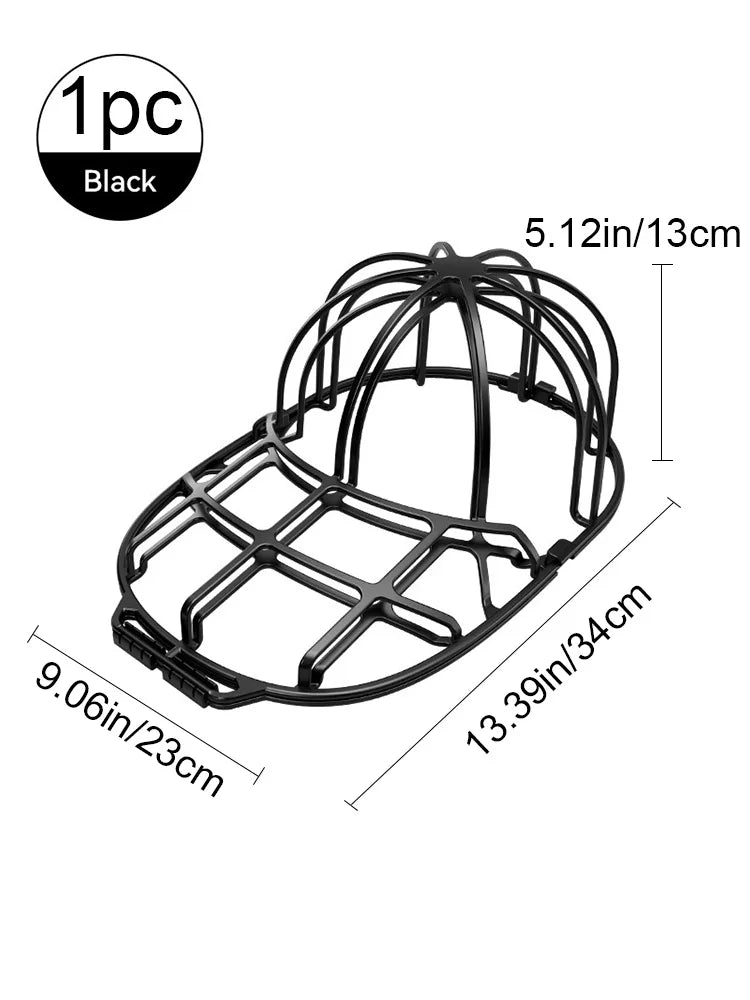 Hat Washer Cage for Washing Machine, Cap Washer with Mesh Bags, Hat Washer for Baseball Caps Hat Cleaner/Cleaning Protector Cage