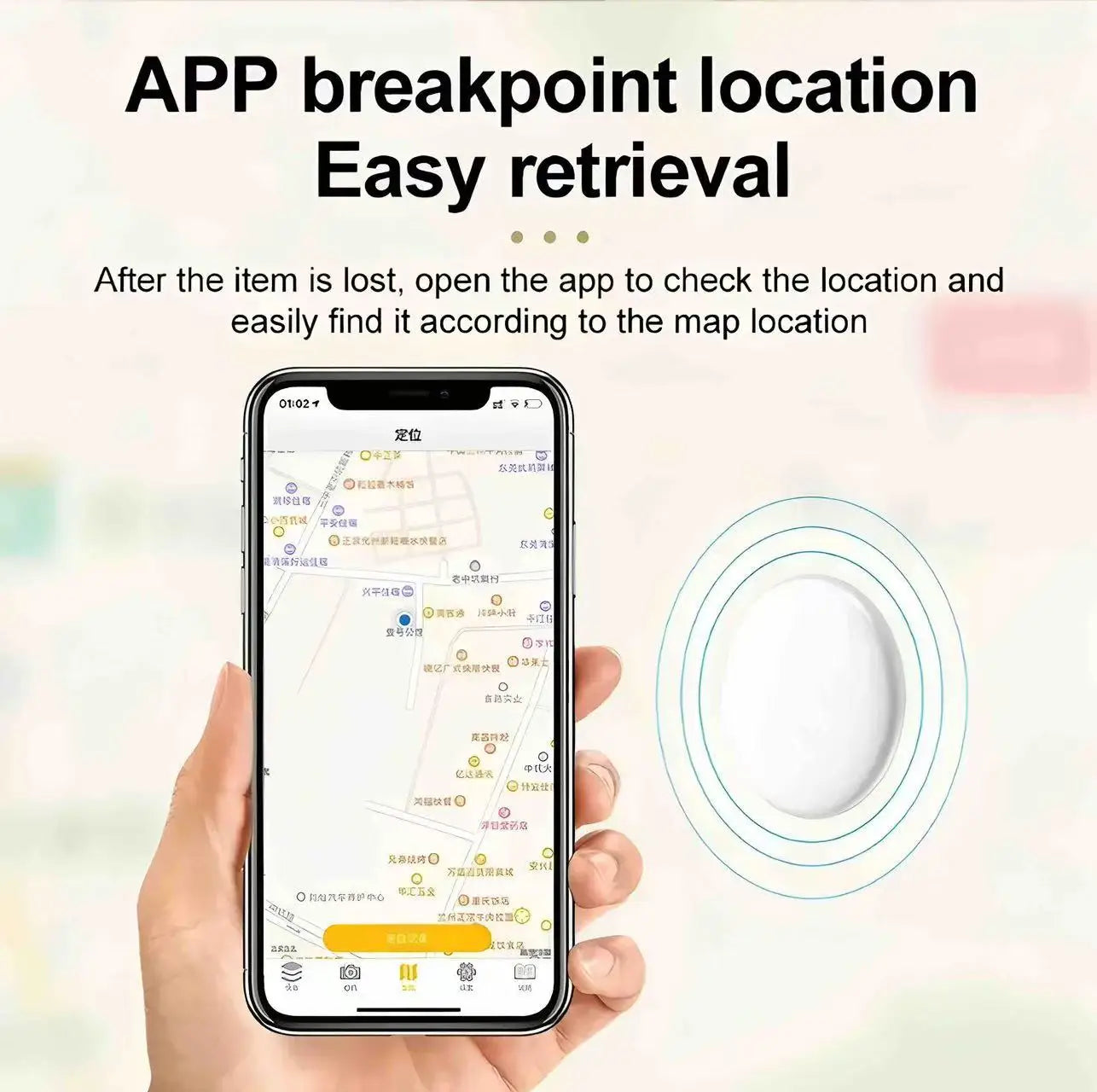 Smart Finder Tracker Key Finder Phone Airtag APP Search With Alarm Real-time Location Children Positioning Tracker Pet Locator