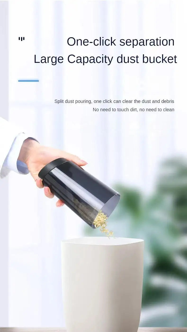 Handheld Home Vacuum Cleaner Rechargeable Portable Vacuum Cleaner Car Home Dual Purpose Wireless Dust Catcher Pet Hair 10000PA