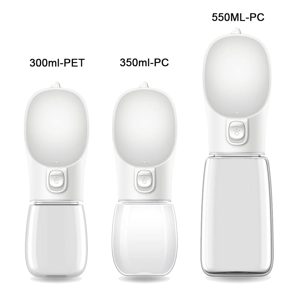 550ml Big Dog Water Bottle For Small Medium Dogs Cat Portable Outdoor Walking Puppy Pet Drinking Bowl Golden Retriever Supplies