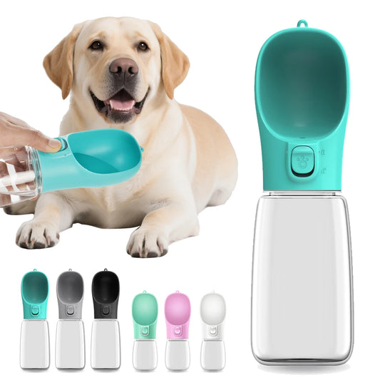550ml Big Dog Water Bottle For Small Medium Dogs Cat Portable Outdoor Walking Puppy Pet Drinking Bowl Golden Retriever Supplies
