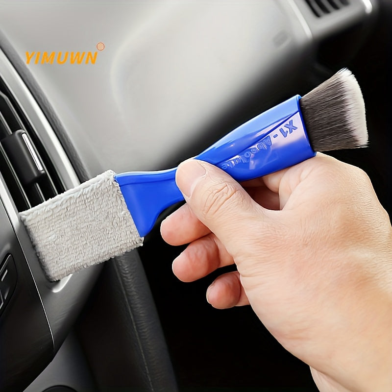 Effortlessly Clean Your Car's Interior with this Soft Brush Air Conditioner Cleaning Tool -  Soft Bristles - For All Car Models - Suitable for Regular Car Maintenance - Great Gift for Car Enthusiasts