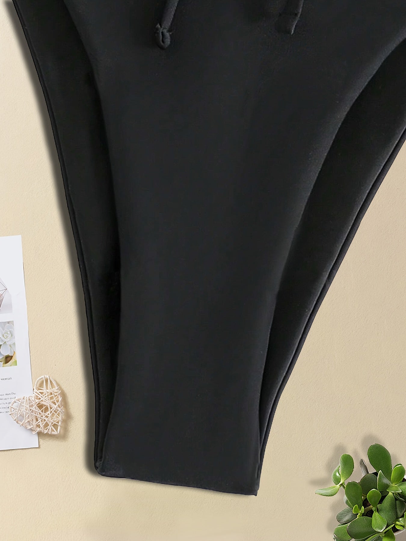 Women's Fashionable Two-Piece Bikini Set, Sexy Tie-Front Bandeau Top With High Cut Bottoms, Adjustable Swimwear, Beachwear Essentials